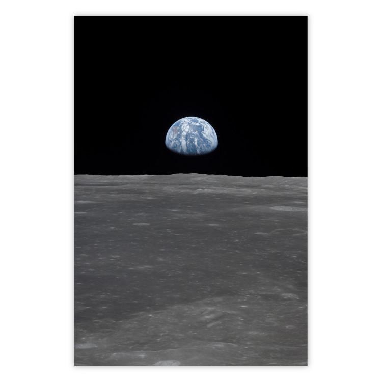 Lejos de casa - vista de la Tierra desde la luna