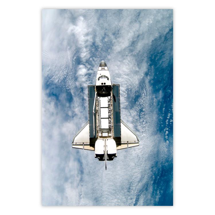 Transbordador espacial - blanco, nubes, océanos (Transbordador)