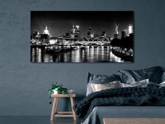 Cuadro moderno London Lights (1 Part) Black and White
