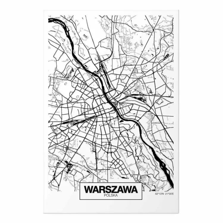 Cartel City Plan: Warszawa [Poster]
