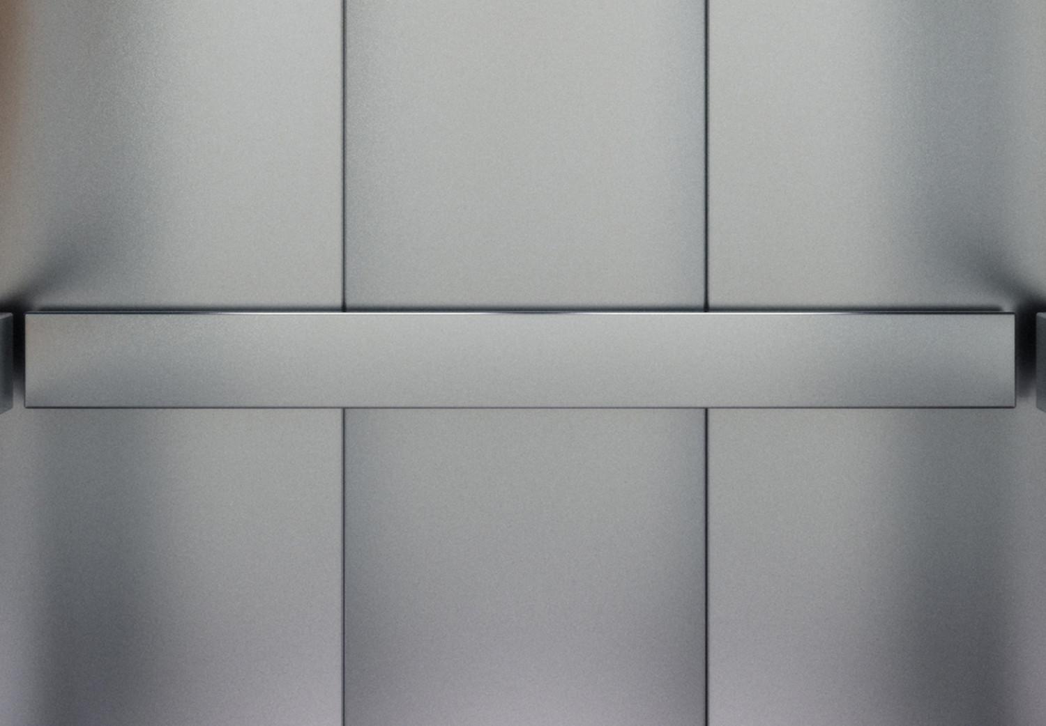 Cuadro moderno Ascensor moderno - fotografía de arquitectura de oficina en gris