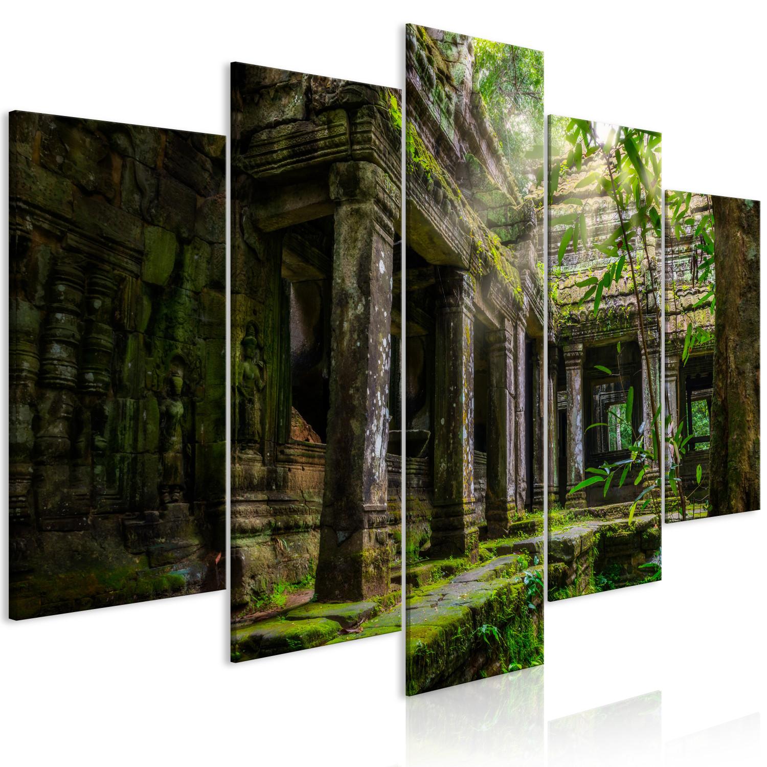 Cuadro decorativo Preah Khan en Angkor Wat - foto con arquitectura y selva