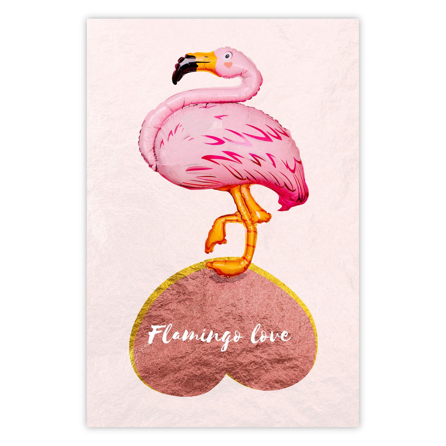 Póster Flamingo in Love [Poster]