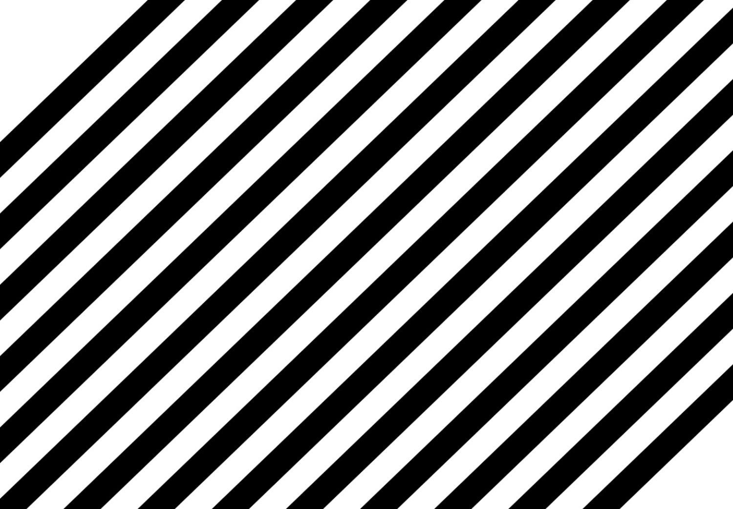 Cartel Sinfonía monocromática - líneas abstractas negras creando ondas