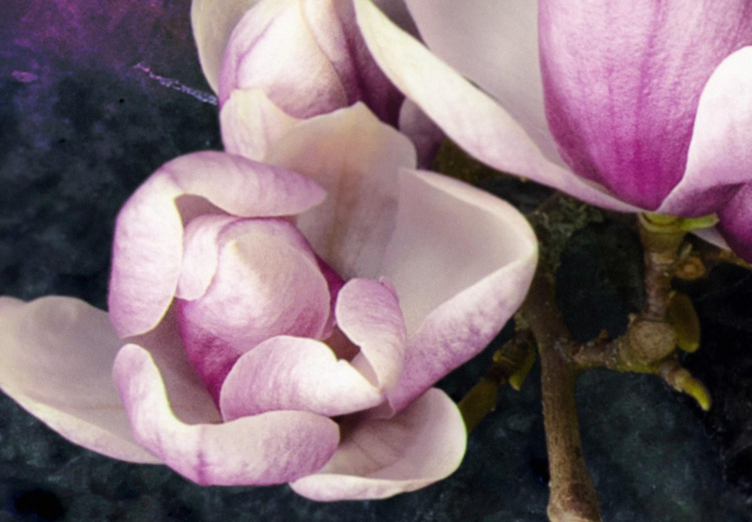 Cuadro Avant-Garde Magnolia (1 Part) Narrow Violet