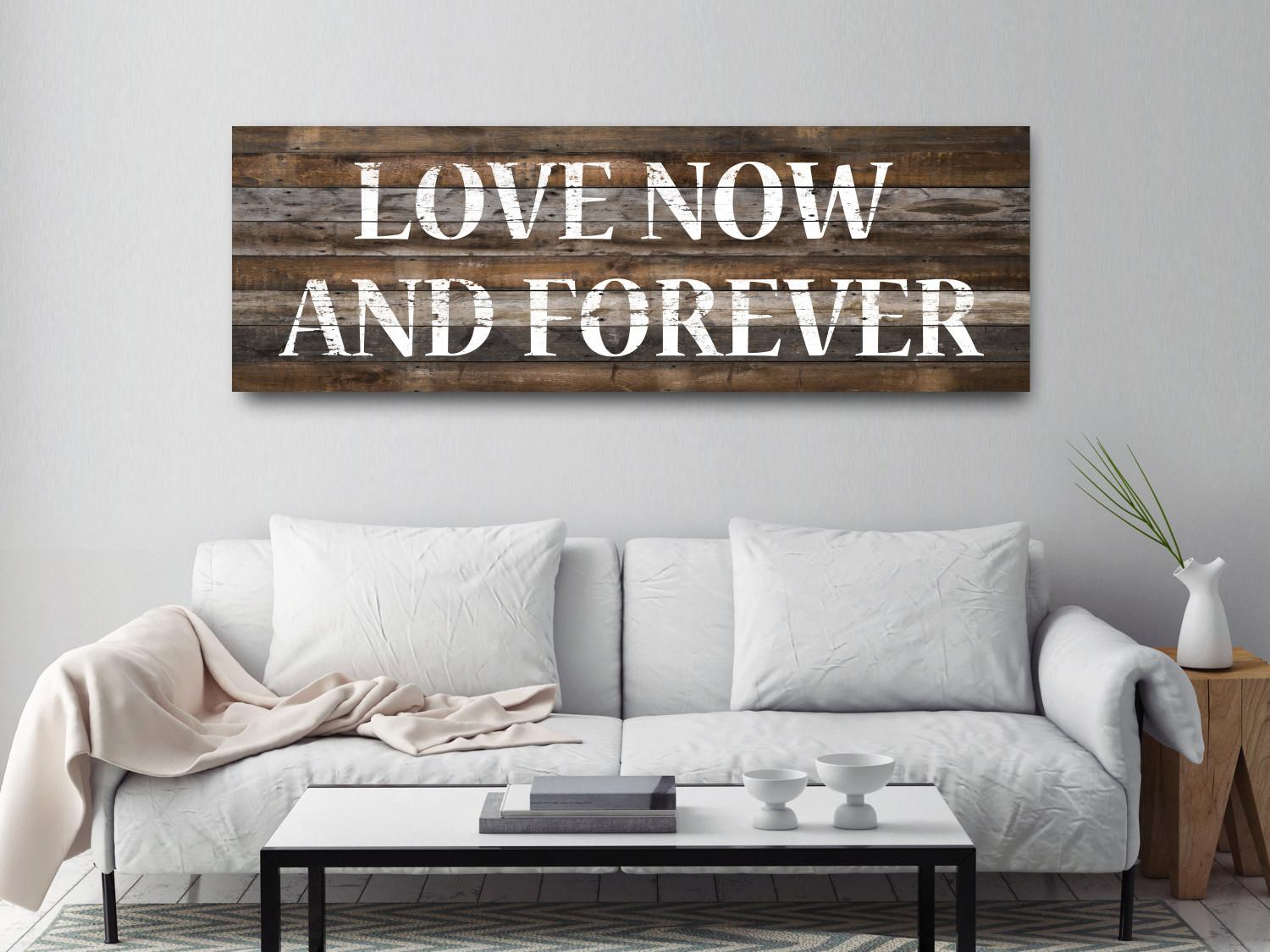 Cuadro decorativo Love Now and Forever (1 Part) Narrow