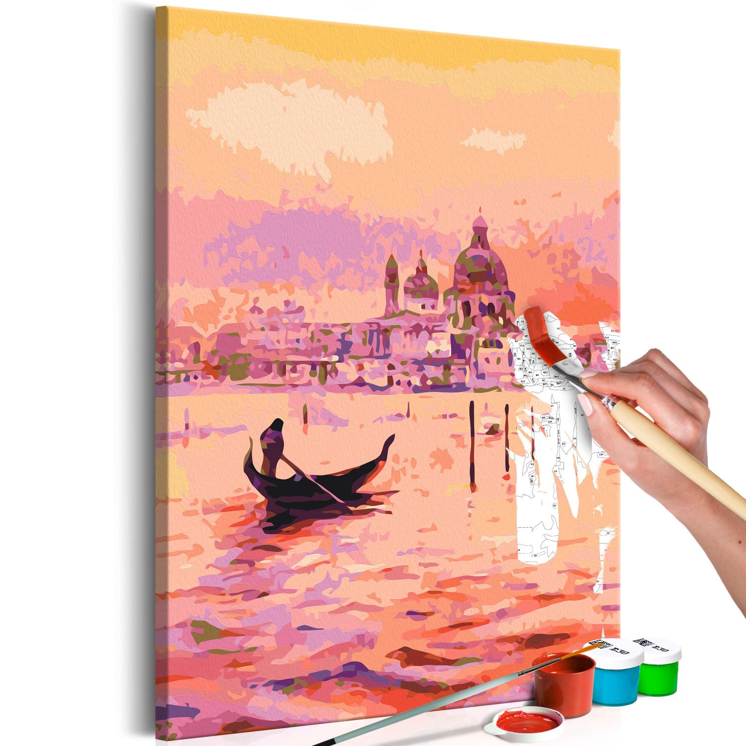 Cuadro para pintar por números Gondola in Venice