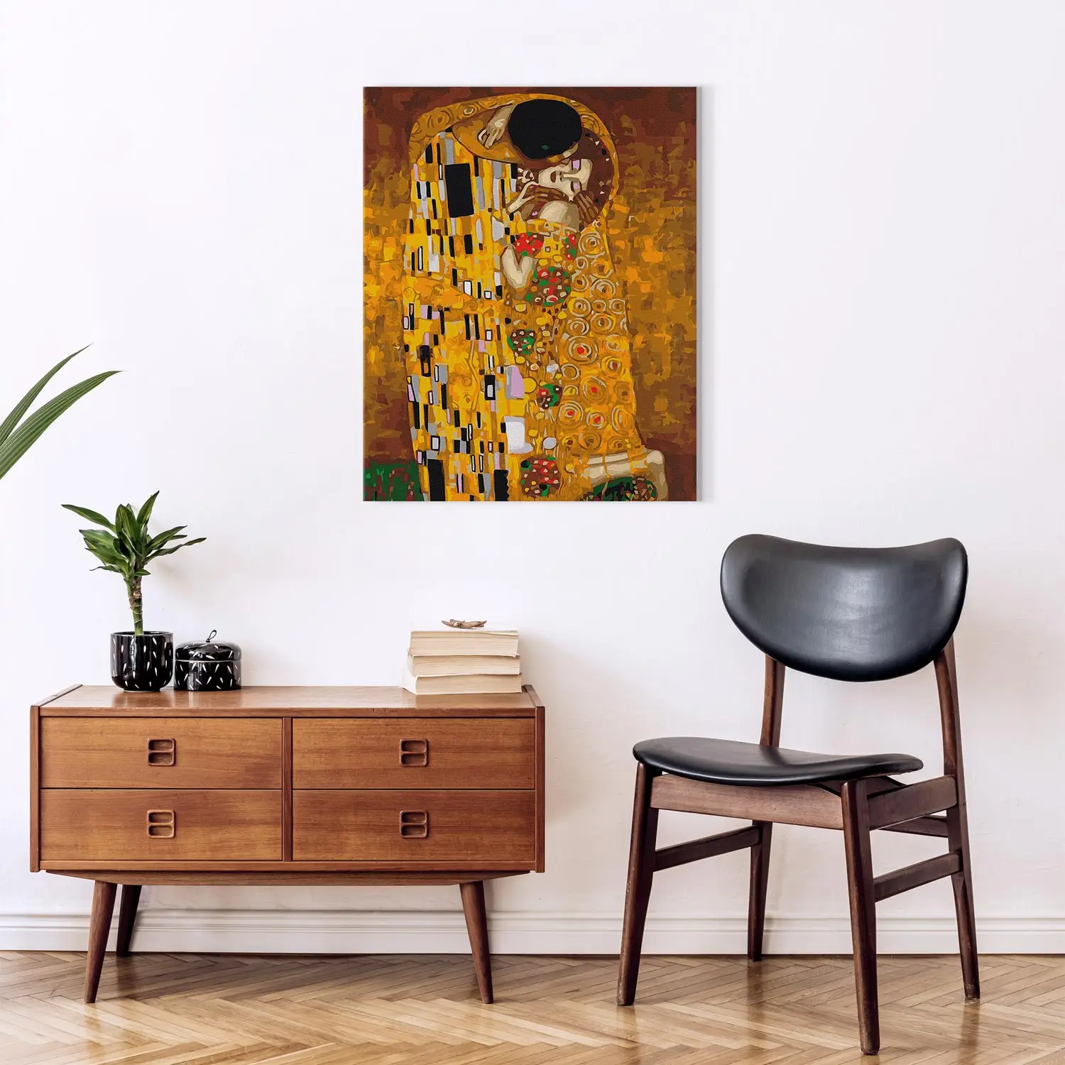 El Beso de Gustav Klimt - Kit de Pintar por Números | Recrea la Icónica El Beso de Gustav Klimt - Kit de Pintar por Números | Recrea la Icónica