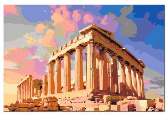 Cuadro para pintar con números Acropolis