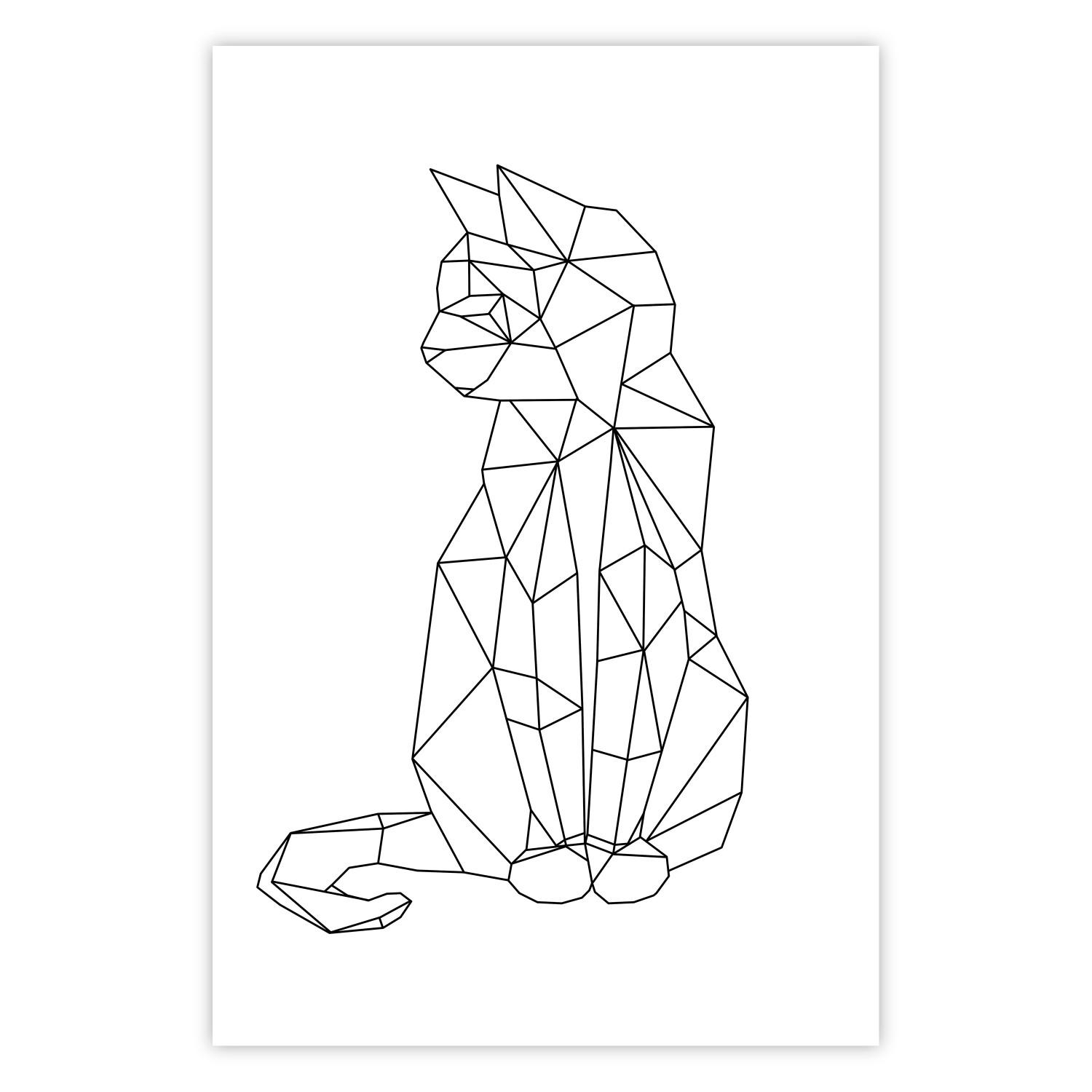 Póster Geometric Cat [Poster]