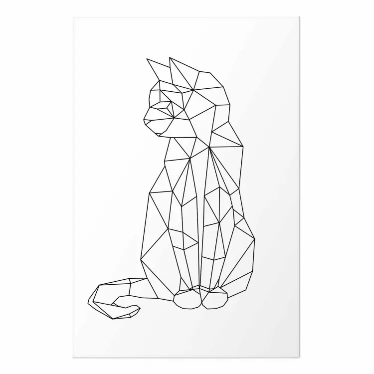 Póster Geometric Cat [Poster]