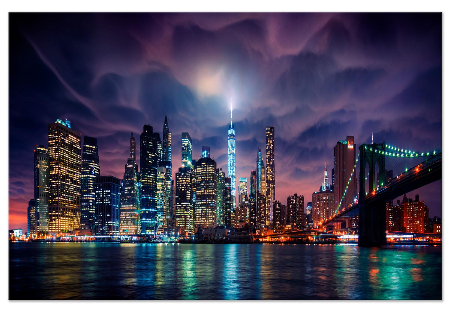 Cuadro XXL New York: Dark City [Large Format]