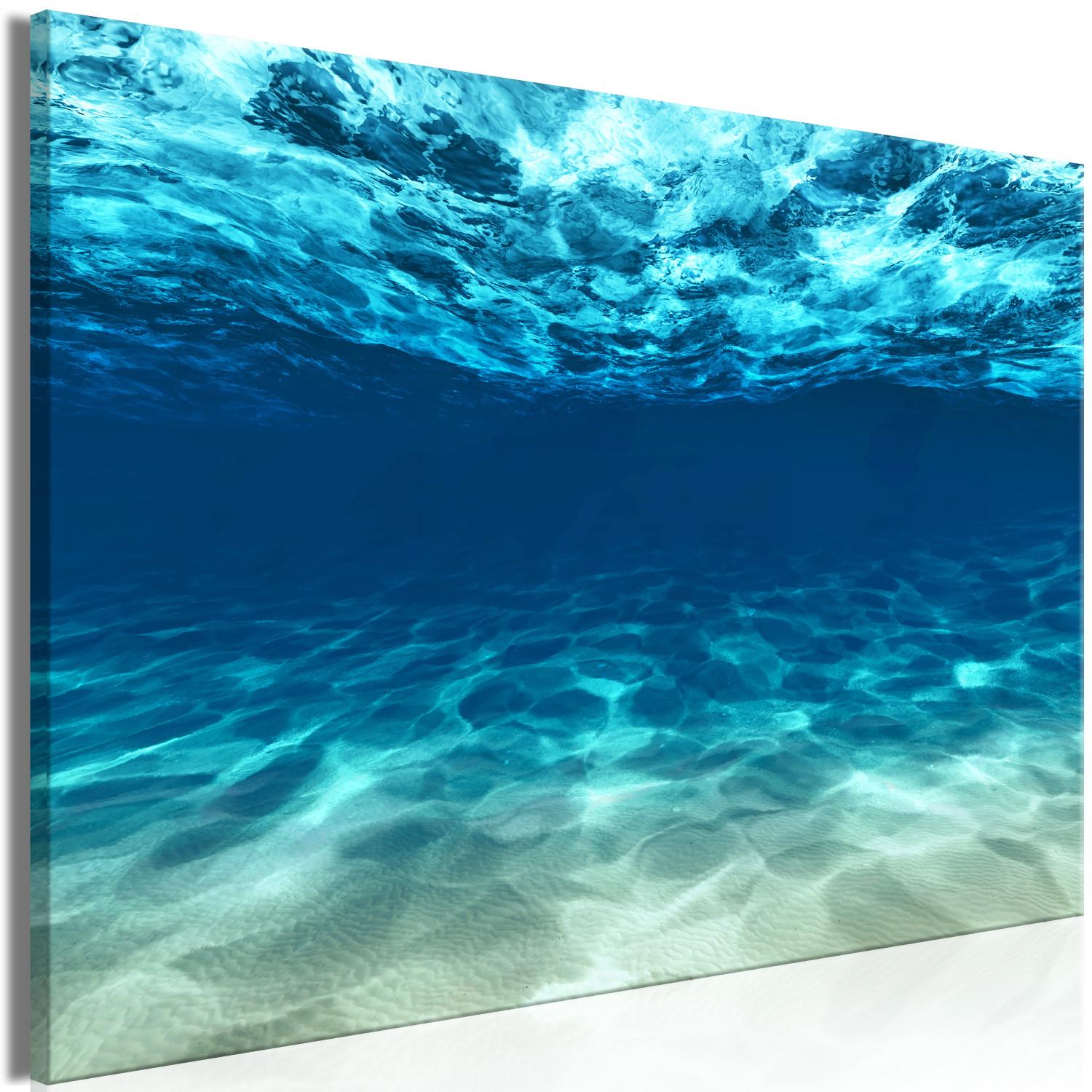 Cuadro Resplandor del océano (1 pieza) ancho - paisaje submarino