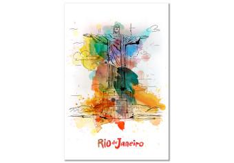 Cuadro Rainbow Rio (1 Part) Vertical