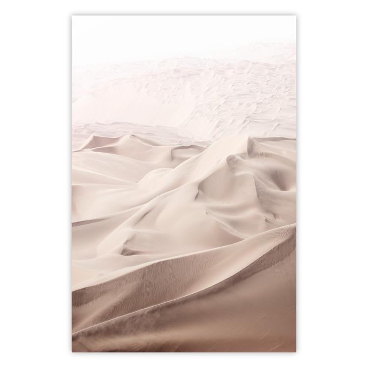 Tela arenosa - arenas delicadas del desierto en una composición clara