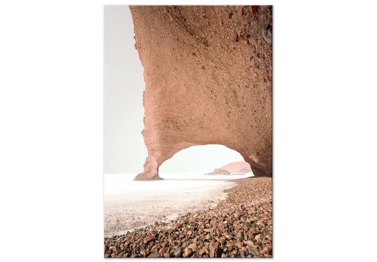 Legzira (1 pieza) vertical - paisaje marino de obras rocosas