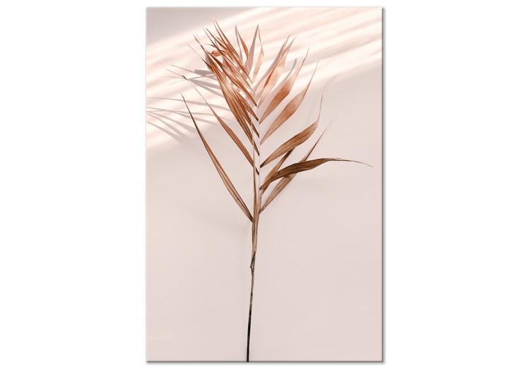 Sombra exótica (1 pieza) vertical - hojas de palma en tono sepia