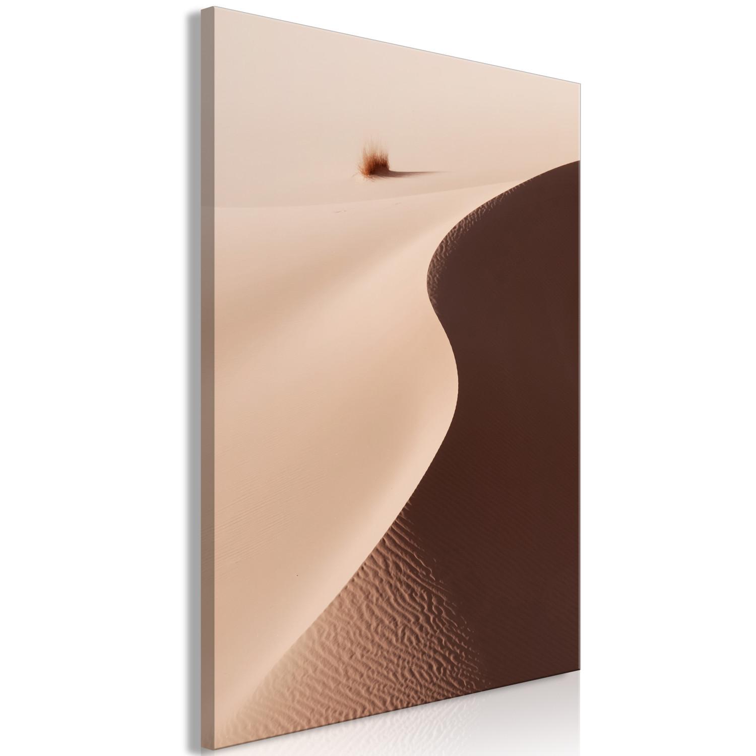 Cuadro moderno Serpentinas (1 pieza) vertical - paisaje de arena en el desierto árabe