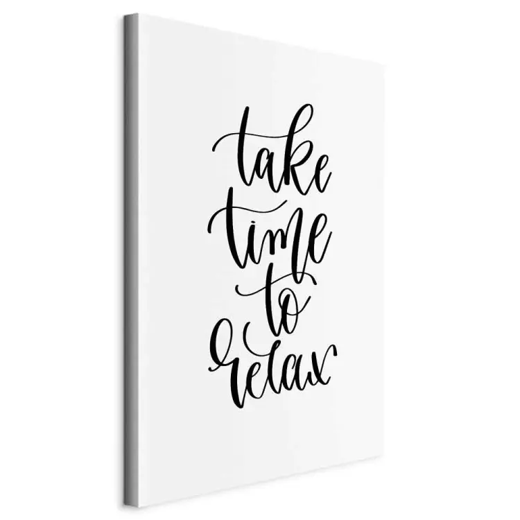 Tómate tiempo para relajarte vertical - textos en inglés