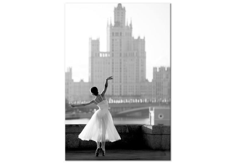 Danza sobre el Río (unitario) vertical - ciudad y mujer