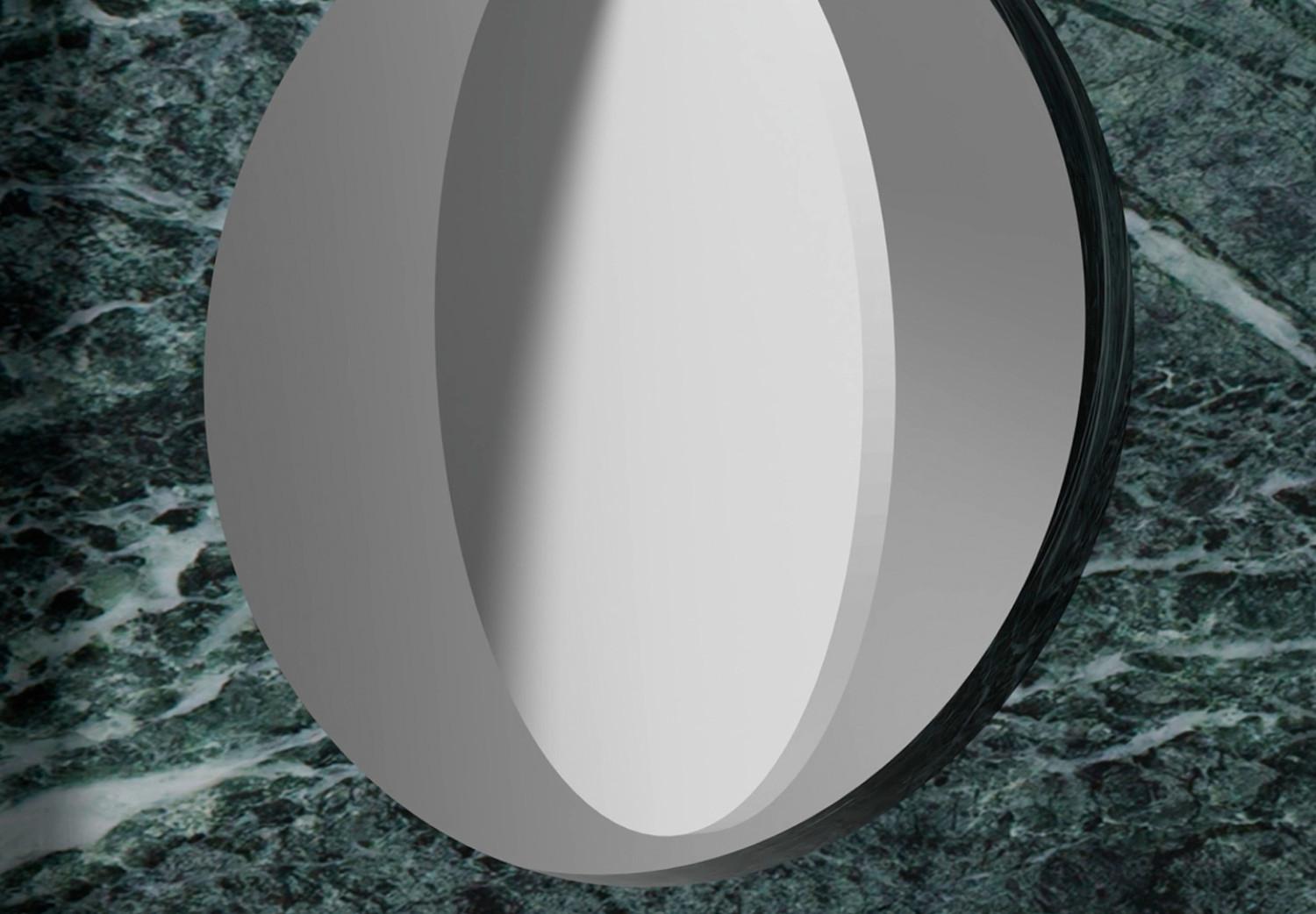 Cuadro decorativo Perfil del Plano (unitario) vertical - Figura abstracta con esfera