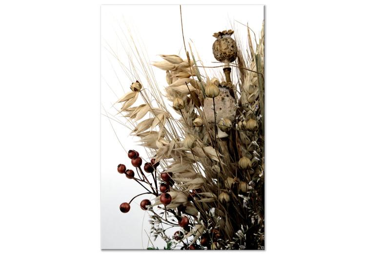 Diario dorado (1 panel) vertical - ramo de flores en estilo boho