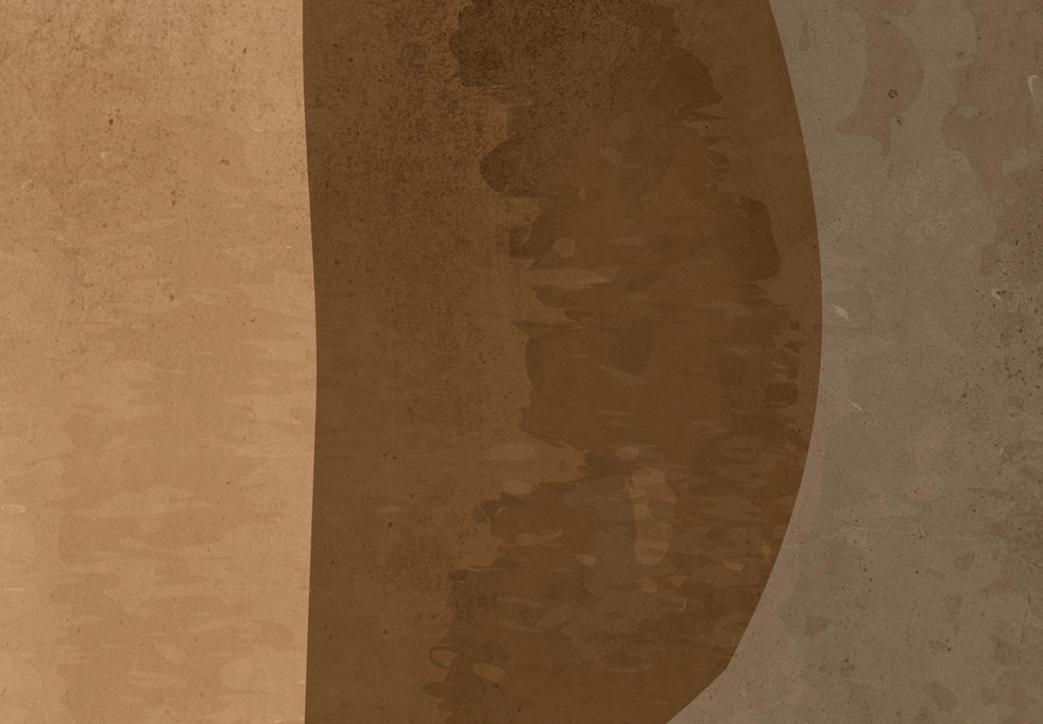 Cuadro moderno Pergamino otoñal (1 panel) vertical - abstracción de textura otoñal