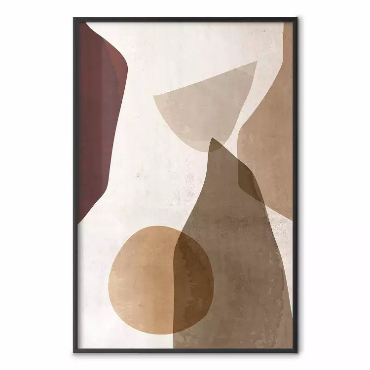 Intercambio otoñal - composición de figuras geométricas abstractas