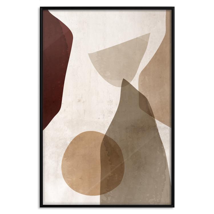 Intercambio otoñal - composición de figuras geométricas abstractas