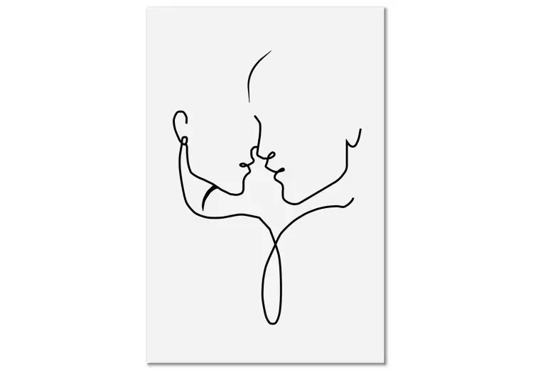 Common look (1 panel) vertical - arte lineal de figuras de amor