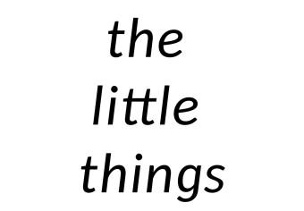 Cuadro Enjoy the Little Things (1 panel) vertical - letras en inglés