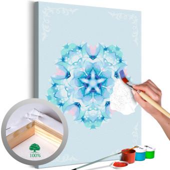 Cuadro para pintar con números Snowflake