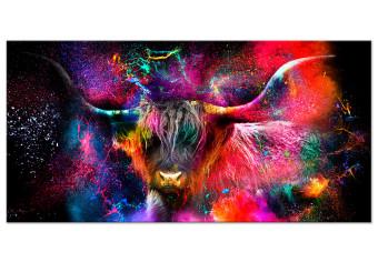 Cuadro XXL Colorful Bull II [Large Format]