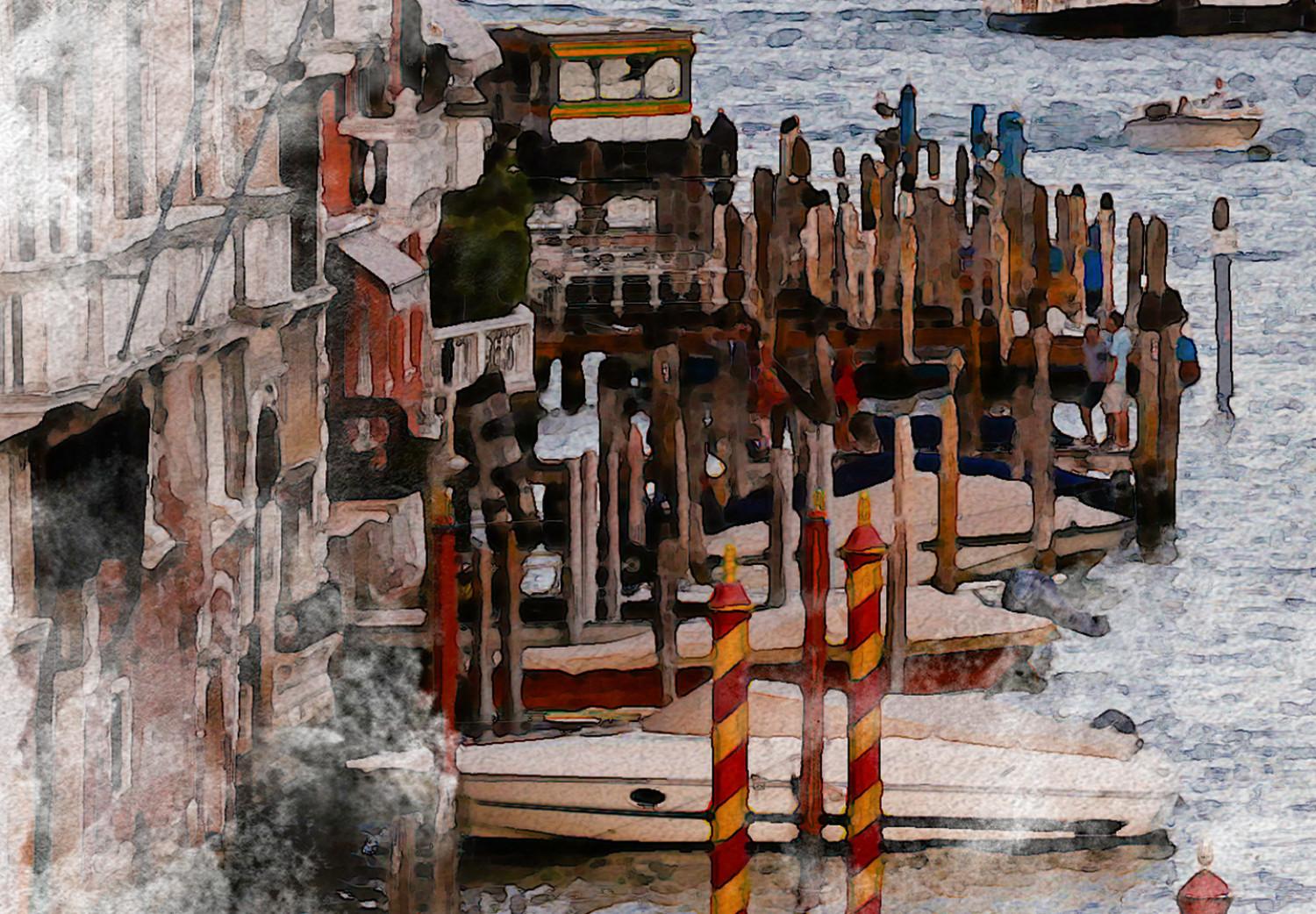 Cuadro moderno Watercolour Venice (1 Part) Vertical