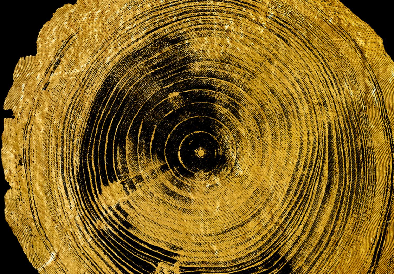 Poster Ramas doradas - árboles abstractos dorados