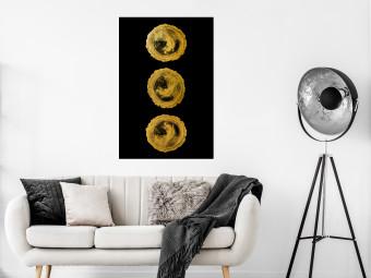 Poster Ramas doradas - árboles abstractos dorados