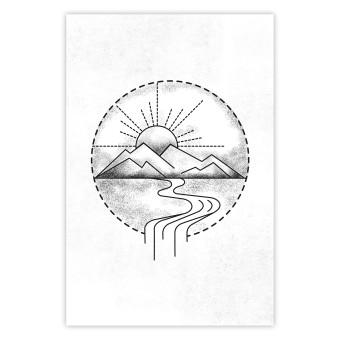 Cartel Mountain Drawing [Poster]