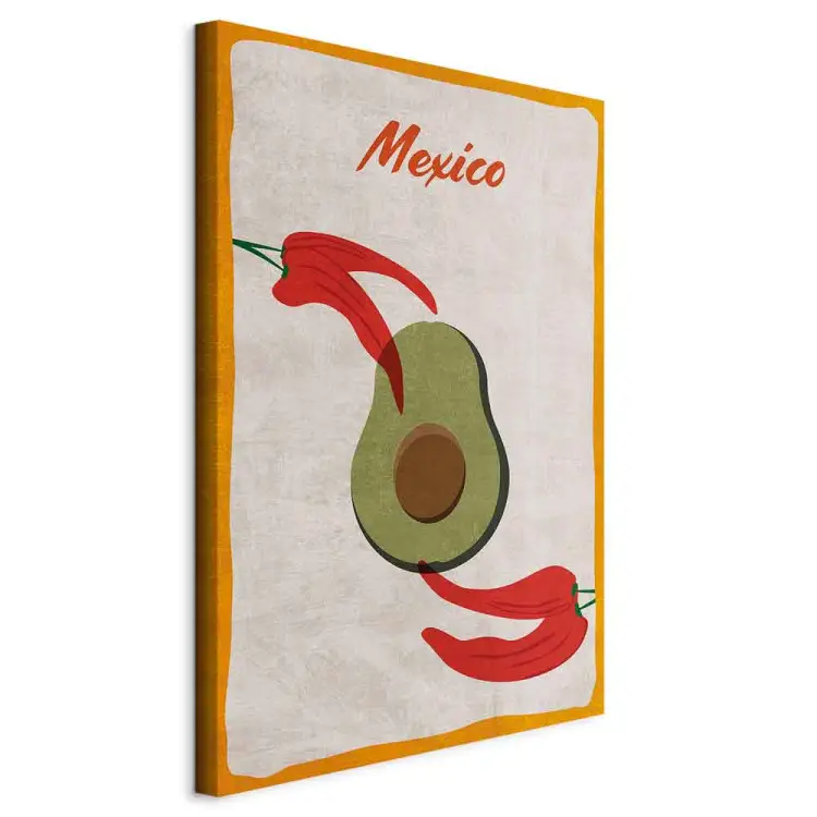 Delicias mexicanas vertical - bodegón de verduras