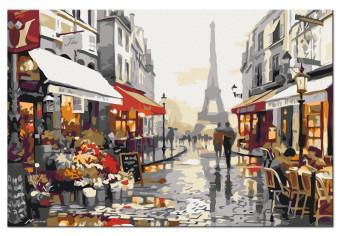 Cuadro numerado para pintar Life in Paris