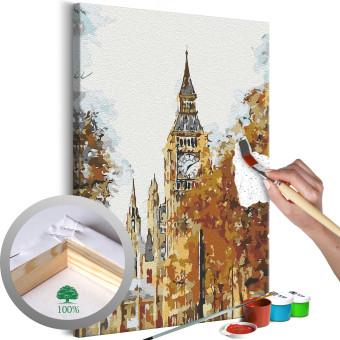 Cuadro para pintar por números Autumn in London