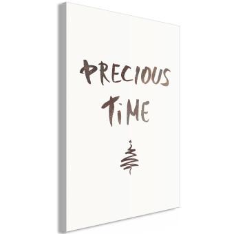 Cuadro Precious time - gráfico festivo con una inscripción en inglés