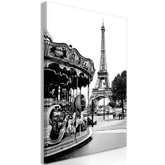 Cuadro Carrusel en la Torre Eiffel - gráfico de la arquitectura de París