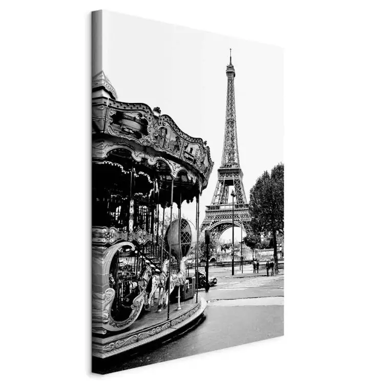 Carrusel en la Torre Eiffel - gráfico de la arquitectura de París
