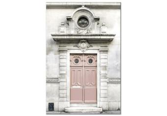 Cuadro decorativo Puertas rosas de casa parisina - fotografía de arquitectura de París
