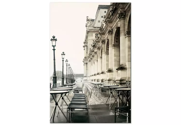 Cafés abandonados (1 pieza) vertical - arquitectura parisina