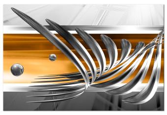 Cuadro XXL Silver Wings - Orange [Large Format]