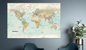 Cuadro XXL World Map: Beautiful World [Large Format]