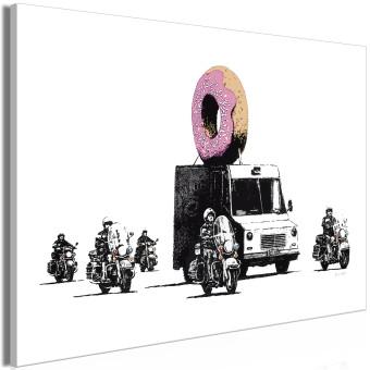 Cuadro moderno Donut Police (1 Part) Wide