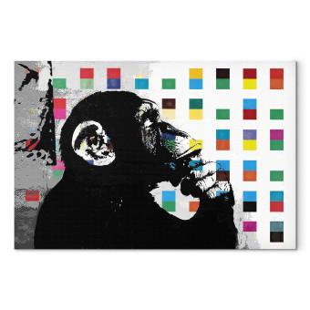 Cuadro Banksy The Thinker Monkey 