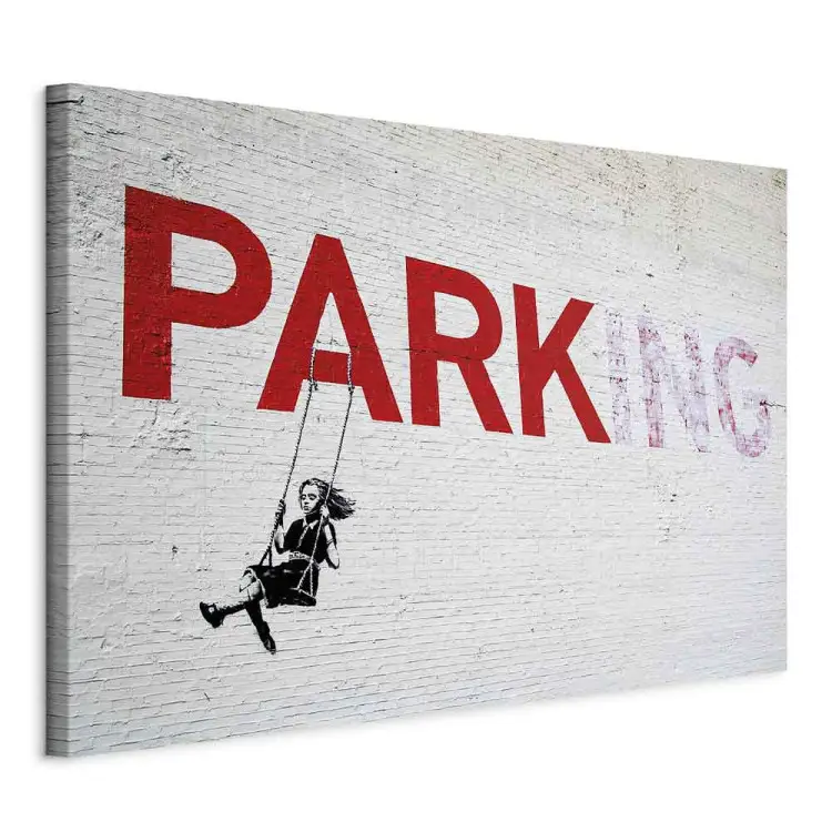 Parking Girl y columpio Banksy